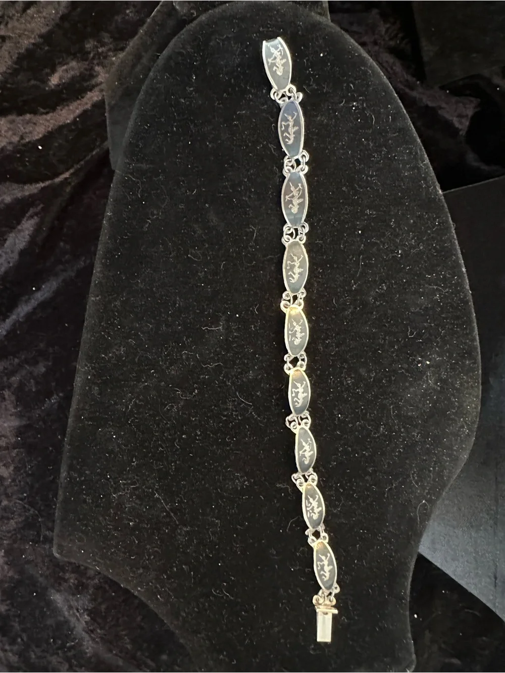 Siam Sterling Silver Niello Bracelet